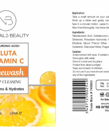 Gluta Vitamin C Facewash